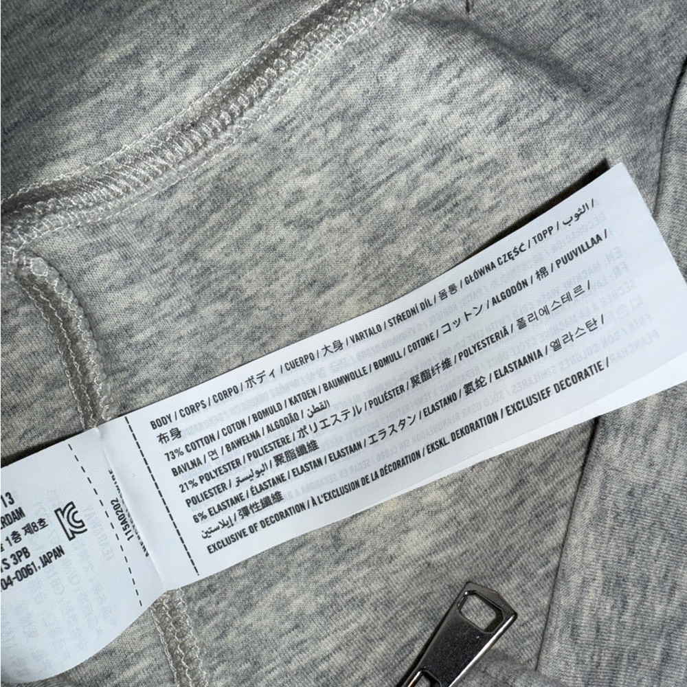 Abercrombie & Fitch Light Gray Zip Hoodie and Sweatpants Set - Picture 5 of 9
